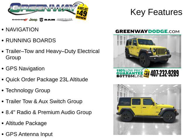 2023 Jeep Wrangler 4-Door Sport Altitude 4x4