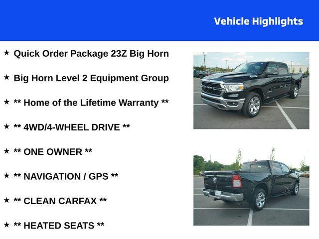 2022 RAM 1500 Big Horn Crew Cab 4x4 57 Box