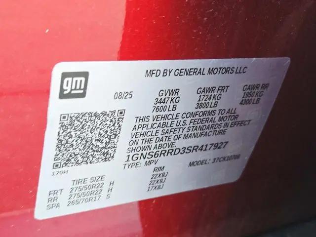 2025 Chevrolet Tahoe 4WD RST