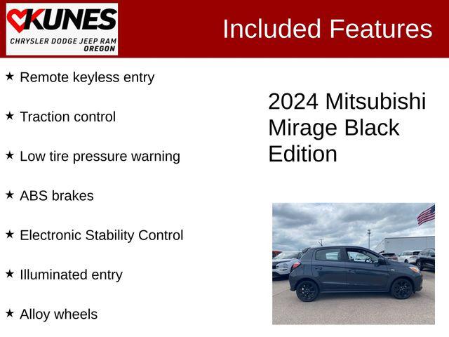2024 Mitsubishi Mirage Black Edition