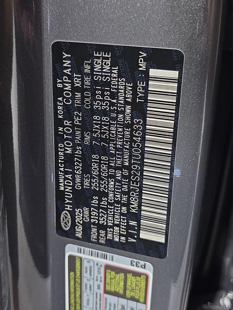2026 Hyundai Palisade XRT Pro