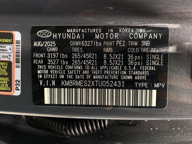2026 Hyundai Palisade Calligraphy