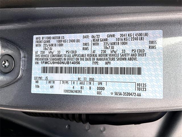 2022 Ford Escape SEL
