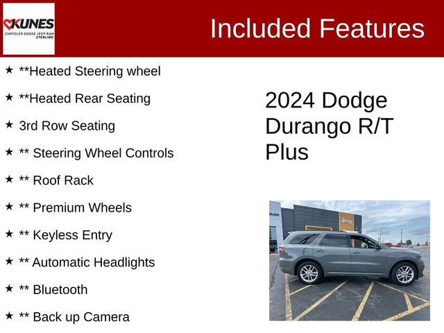 2024 Dodge Durango R/T Plus AWD 2024 Dodge Durango R/T Plus AWD