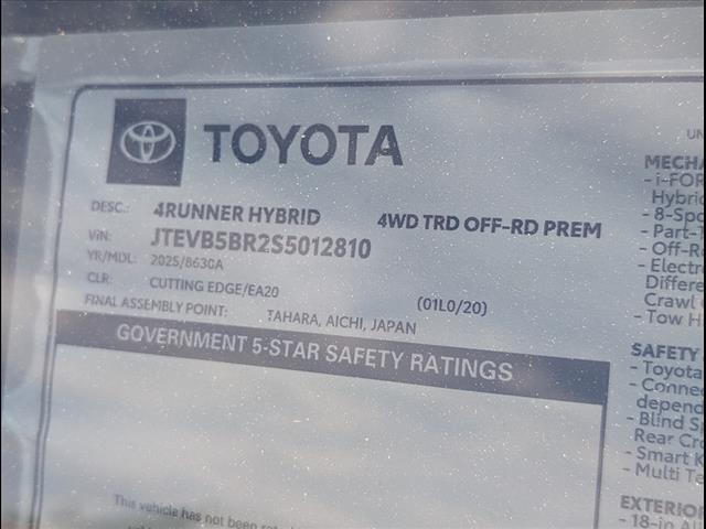2025 Toyota 4Runner TRD Off Road Premium