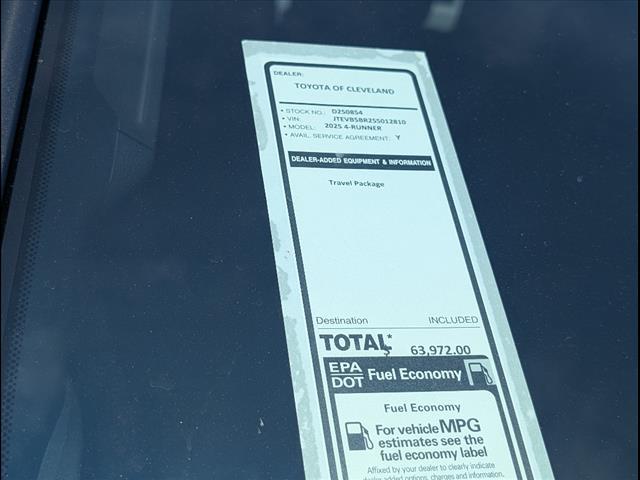 2025 Toyota 4Runner TRD Off Road Premium