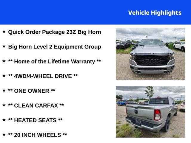 2022 RAM 1500 Big Horn Crew Cab 4x4 57 Box