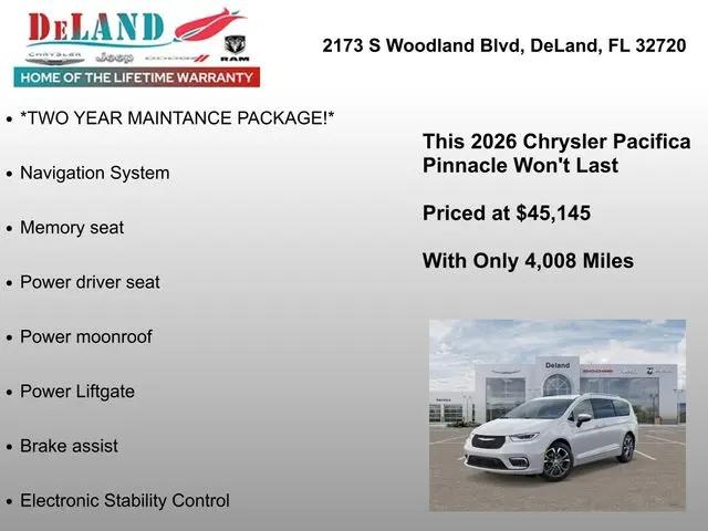 2026 Chrysler Pacifica Pinnacle