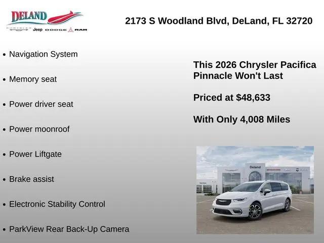 2026 Chrysler Pacifica Pinnacle