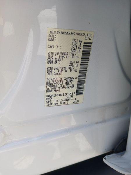 2022 Nissan Titan Crew Cab SV 4x2