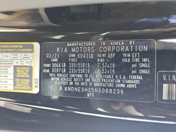 2022 Kia Carnival MPV SX