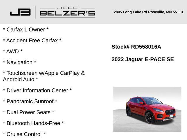 2022 Jaguar E-PACE SE P250 AWD Automatic