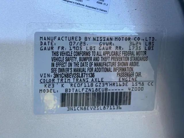 2025 Nissan Versa 1.6 SV