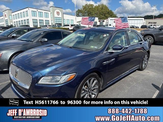 2017 Lincoln Continental Premiere