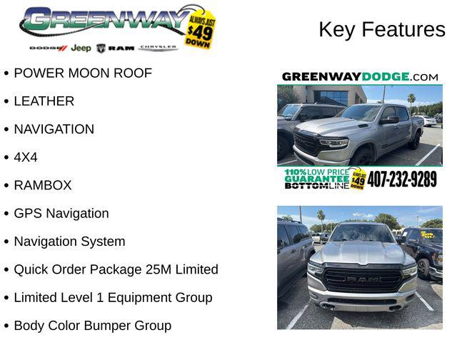 2019 RAM 1500 Limited Crew Cab 4x4 57 Box