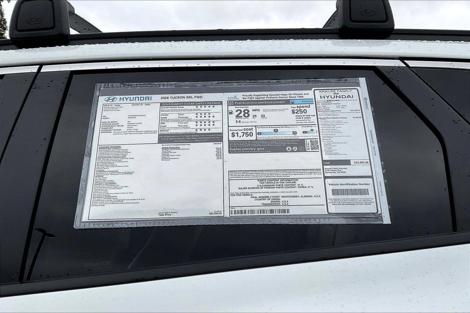 2026 Hyundai Tucson SEL - Photo 15