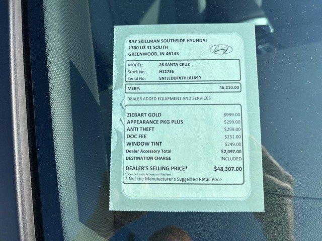 2026 Hyundai Santa Cruz Limited
