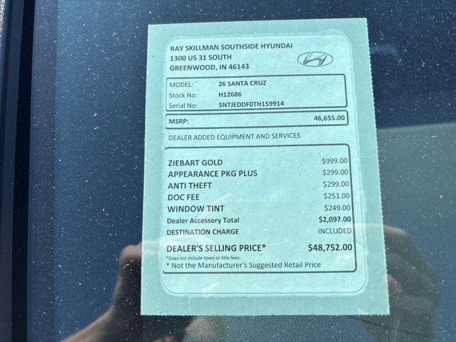 2026 Hyundai Santa Cruz Limited