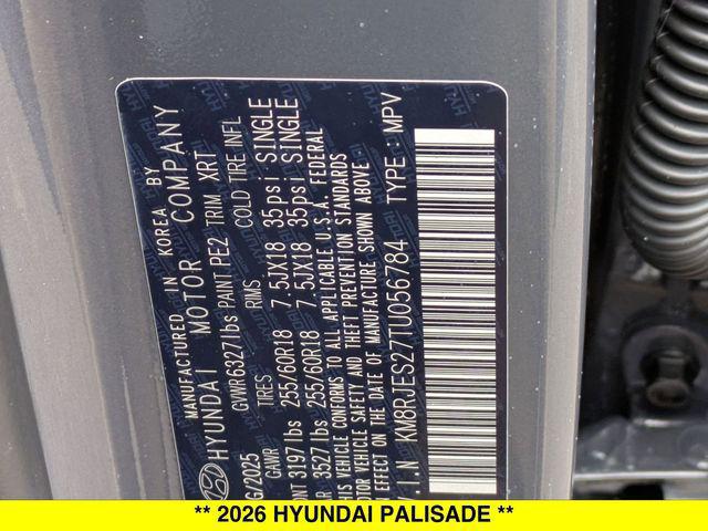 2026 Hyundai Palisade XRT Pro