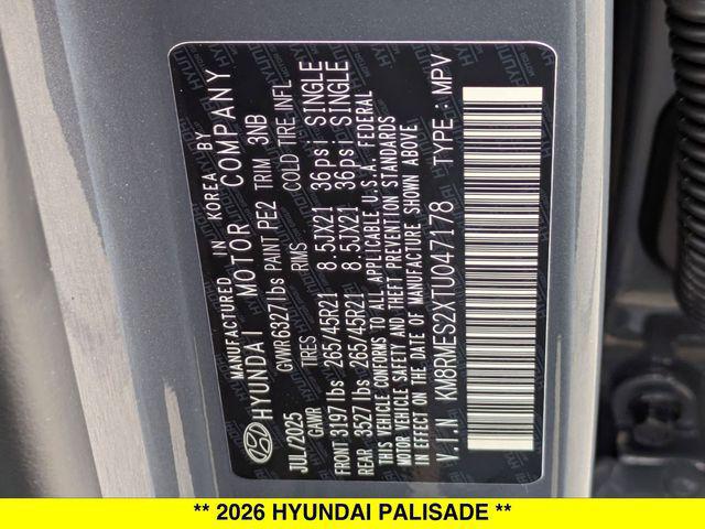 2026 Hyundai Palisade Calligraphy