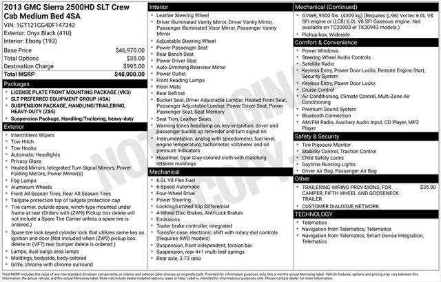 2013 GMC Sierra 2500HD SLT