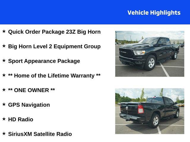 2021 RAM 1500 Big Horn Quad Cab 4x2 64 Box