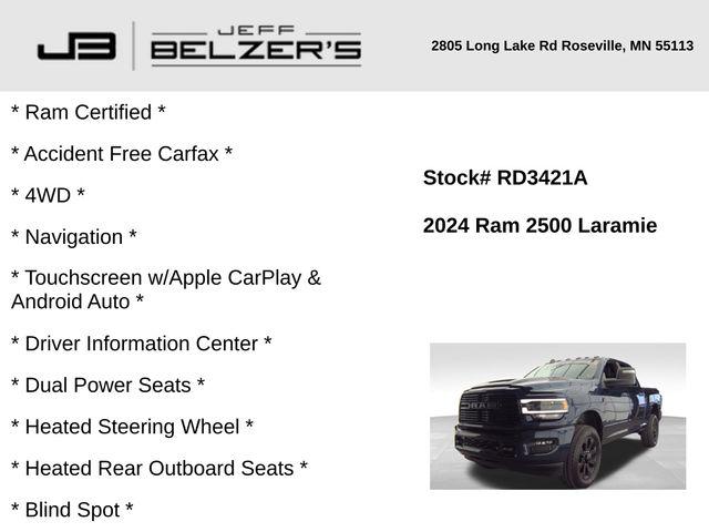2024 RAM 2500 Laramie Crew Cab 4x4 64 Box
