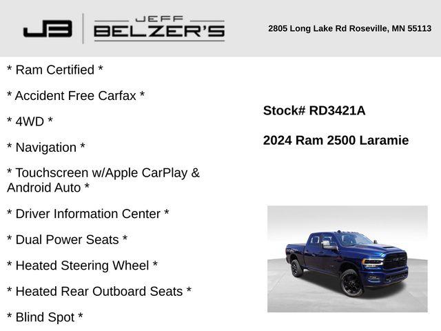 2024 RAM 2500 Laramie Crew Cab 4x4 64 Box