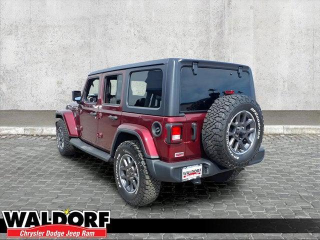 2021 Jeep Wrangler Unlimited Sport 80th Anniversary Edition 2021 Jeep Wrangler Unlimited Sport 80th Anniversary Edition