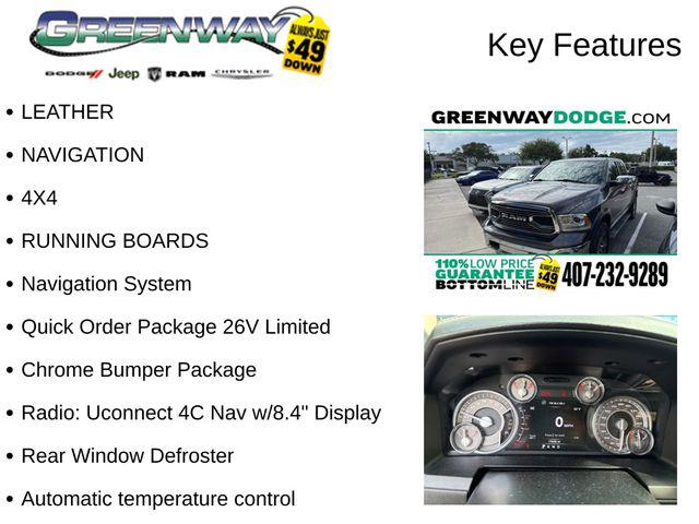 2018 RAM 1500 Limited Crew Cab 4x4 57 Box