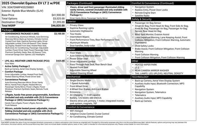 2025 Chevrolet Equinox LT 2
