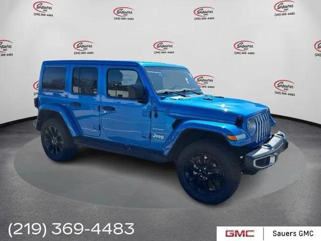 2022 Jeep Wrangler 4xe Unlimited Sahara 4x4 for sale in La Porte, IN