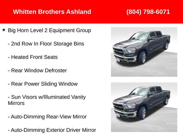 2022 RAM 1500 Big Horn Crew Cab 4x4 57 Box