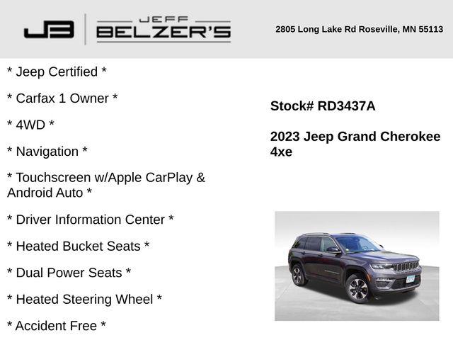 2023 Jeep Grand Cherokee 4xe 4xe