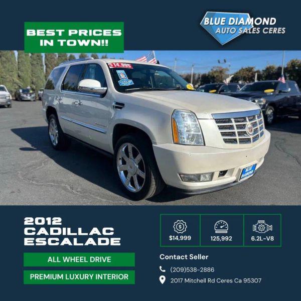 2012 Cadillac Escalade Luxury for sale in Ceres, CA
