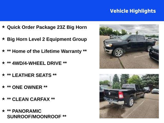 2022 RAM 1500 Big Horn Crew Cab 4x4 57 Box