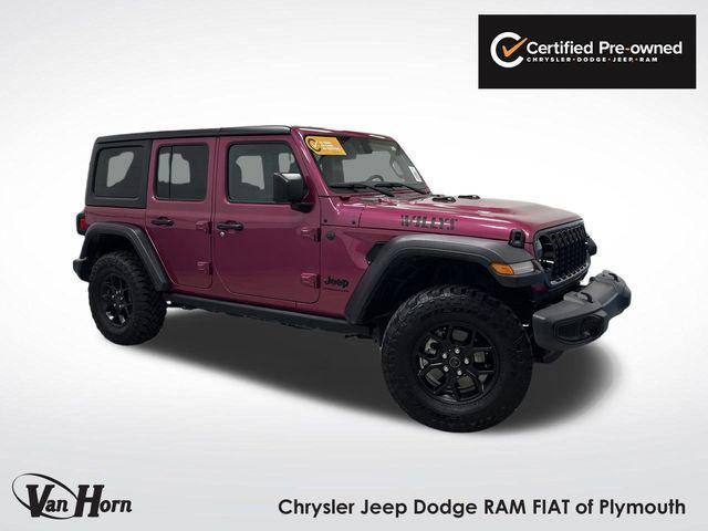 2024 Jeep Wrangler 4-Door Willys 4x4