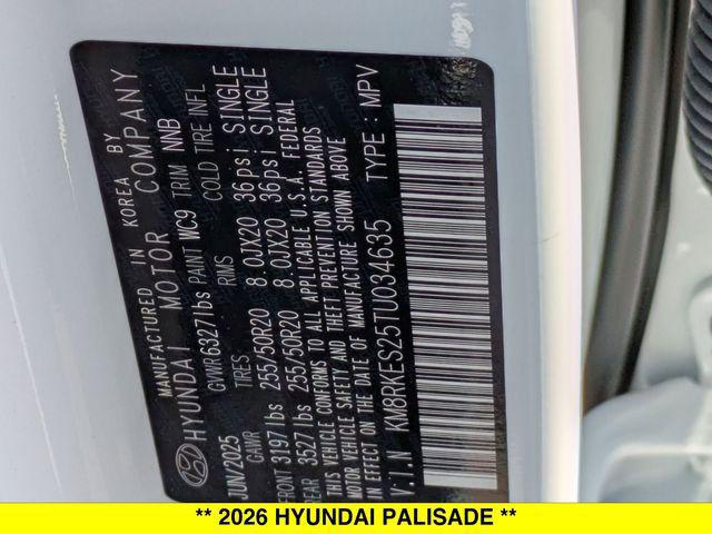 2026 Hyundai Palisade Limited