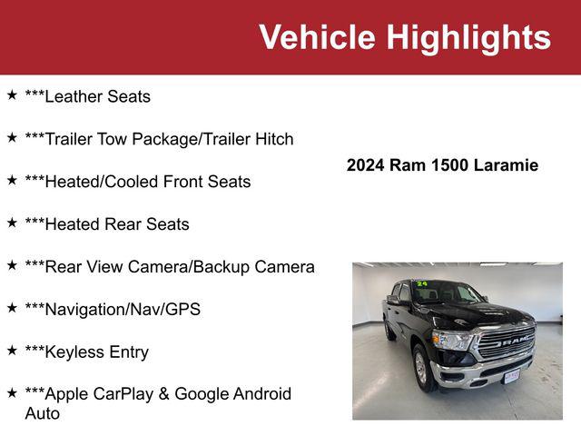 2024 RAM 1500 Laramie Crew Cab 4x4 57 Box 2024 RAM 1500 Laramie Crew Cab 4x4 57 Box