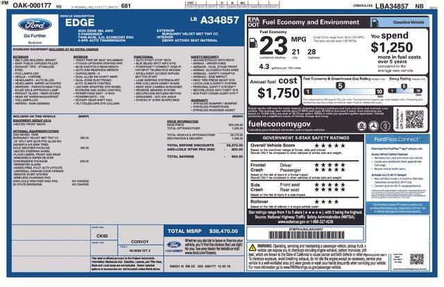 2020 Ford Edge SEL