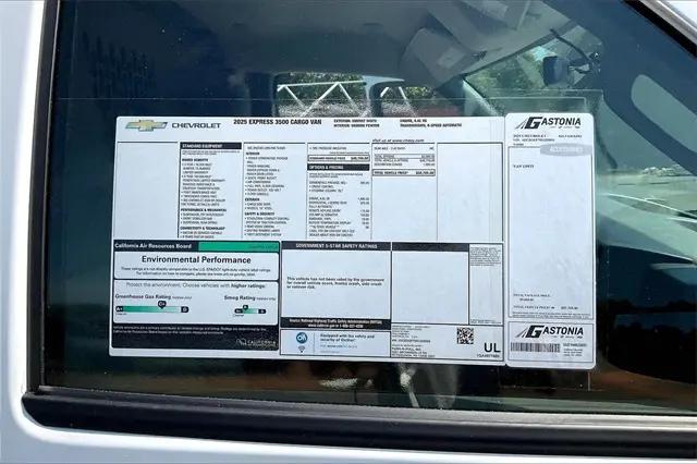 2025 Chevrolet Express Cargo Van RWD 3500 Regular Wheelbase WT