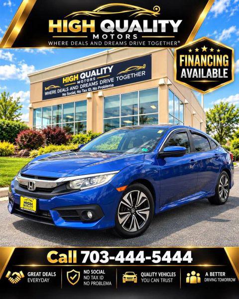 2017 Honda Civic EX-L for sale in Sterling, VA