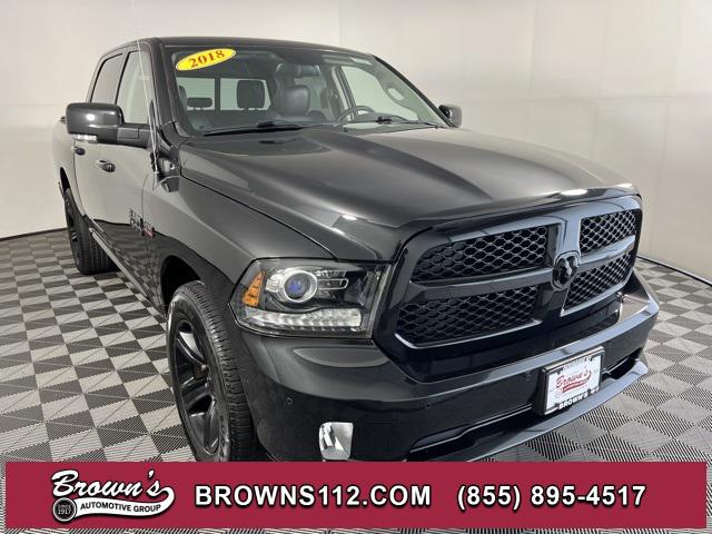 2018 RAM 1500 Night Crew Cab 4x4 57 Box