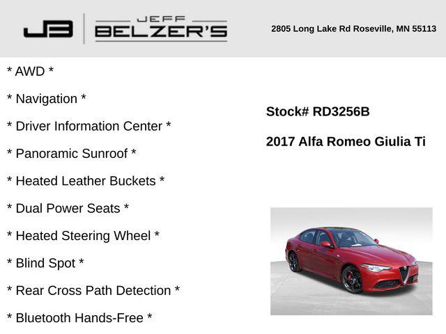 2017 Alfa Romeo Giulia Ti AWD