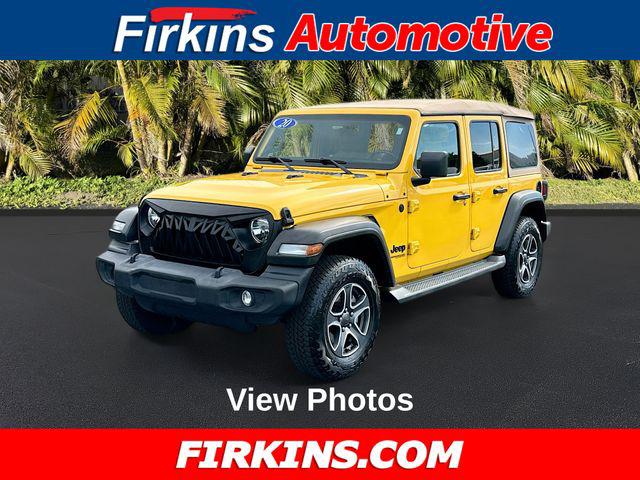 2020 Jeep Wrangler Unlimited Black and Tan 4X4