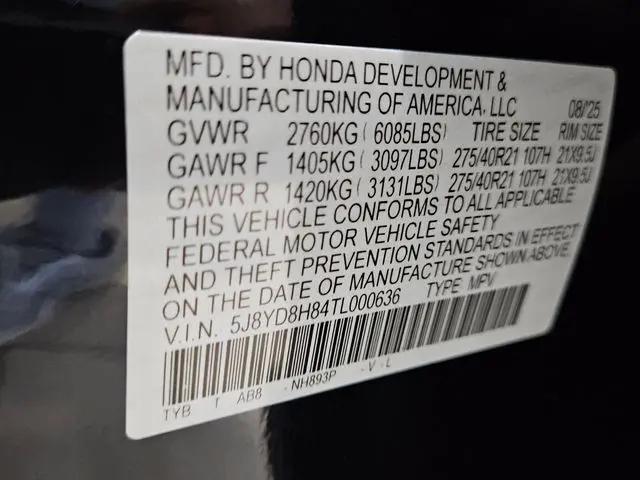 2026 Acura MDX Type S Advance Package