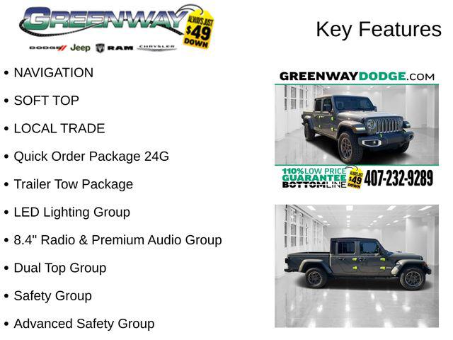 2020 Jeep Gladiator Overland 4X4 2020 Jeep Gladiator Overland 4X4