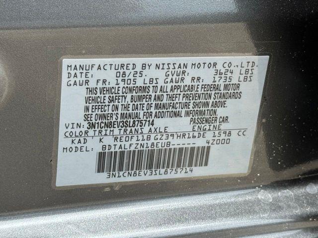 2025 Nissan Versa 1.6 SV
