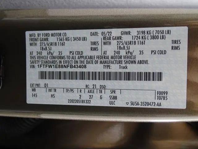 2022 Ford F-150 LARIAT