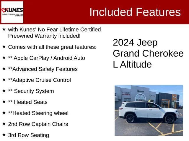 2024 Jeep Grand Cherokee L Altitude 4x4 2024 Jeep Grand Cherokee L Altitude 4x4